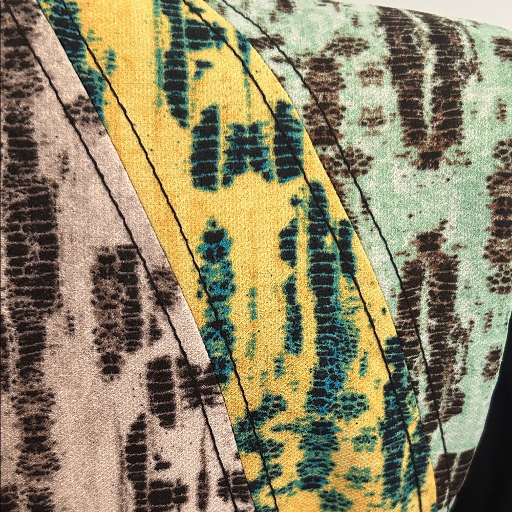 Bcbgmaxazria Multicolor Patterned Bomber Jacket - image 6